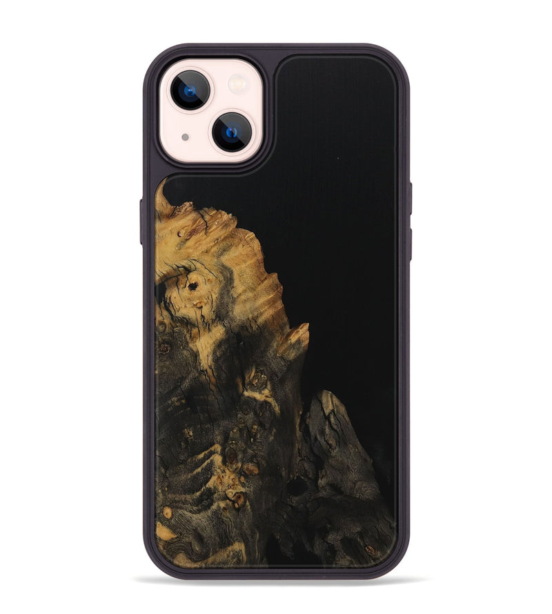 iPhone 14 Plus Wood Phone Case - Jasmyne (Pure Black, 729934)