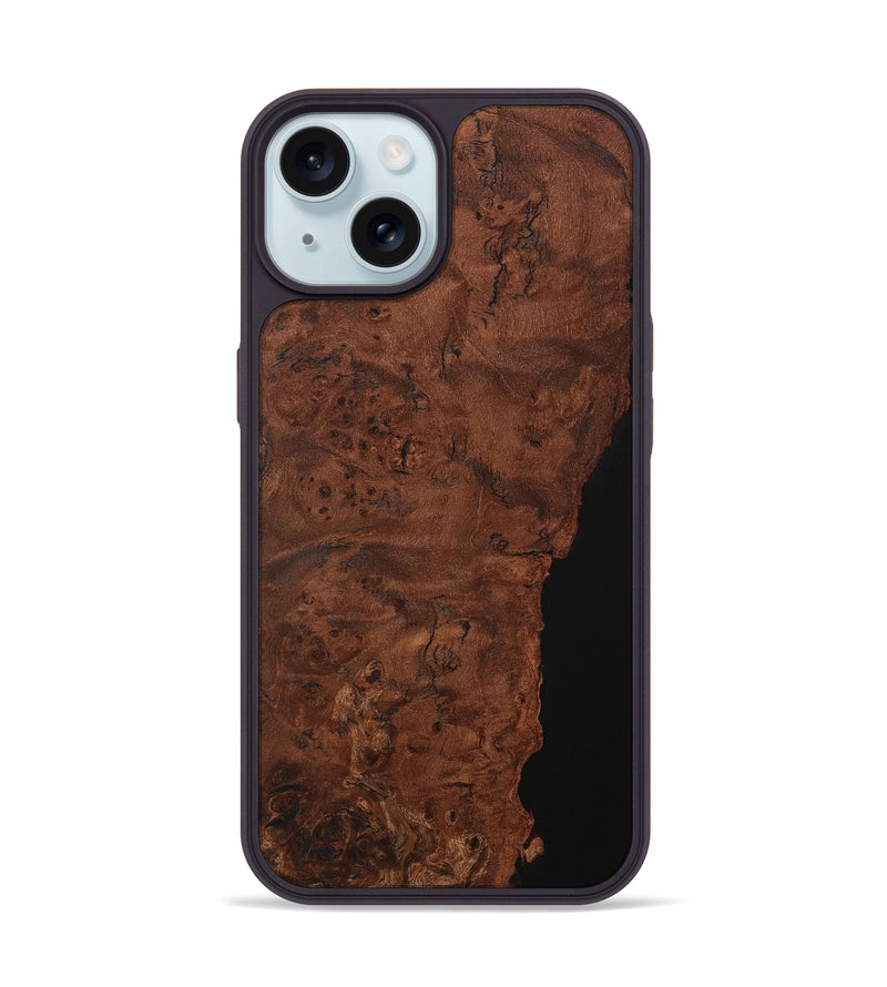 iPhone 15 Wood Phone Case - Elisa (Wood Burl, 729939)