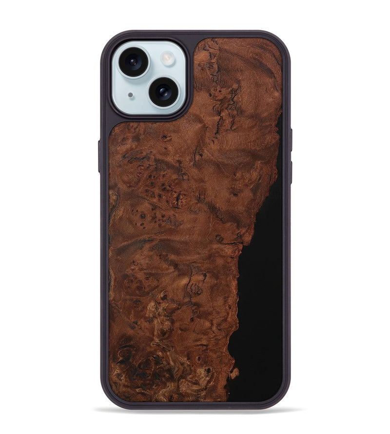 iPhone 15 Plus Wood Phone Case - Elisa (Wood Burl, 729939)