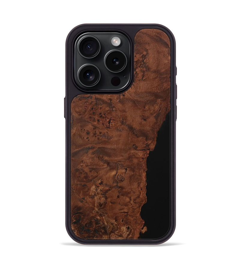 iPhone 15 Pro Wood Phone Case - Elisa (Wood Burl, 729939)