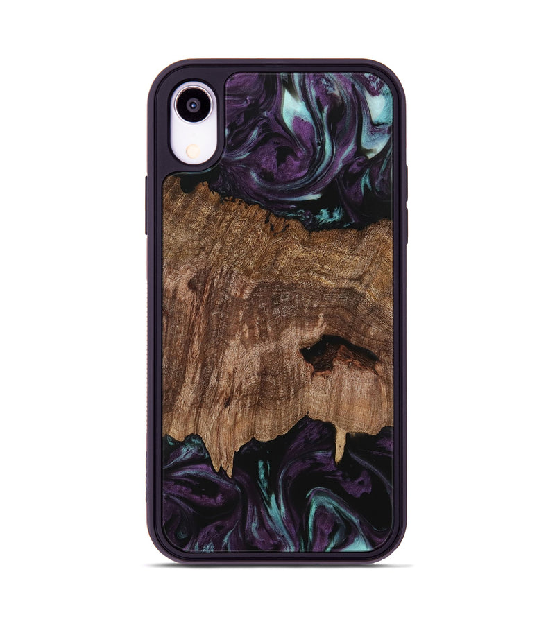 iPhone Xr Wood Phone Case - Needham (Purple, 729953)