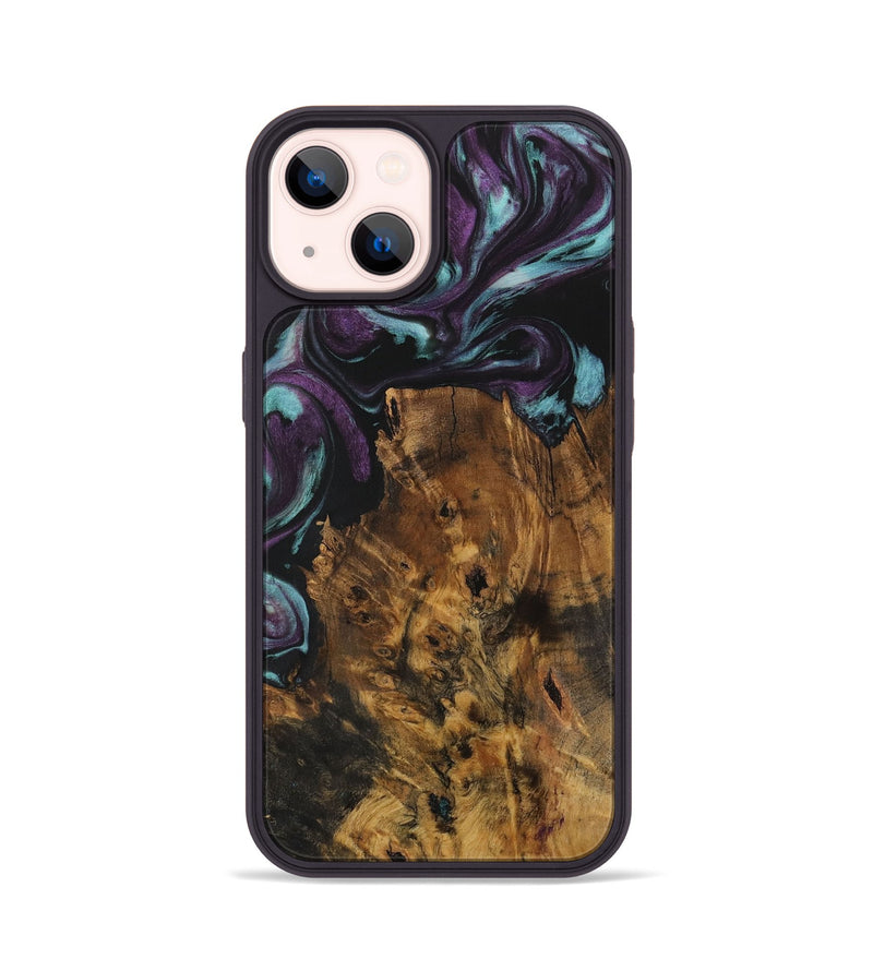 iPhone 14 Wood Phone Case - Conley (Purple, 729969)