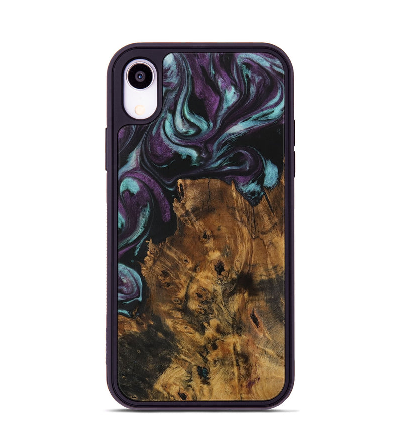 iPhone Xr Wood Phone Case - Conley (Purple, 729969)