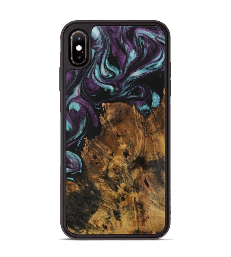 iPhone Xs Max Wood Phone Case - Conley (Purple, 729969)