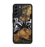 Galaxy S22 Plus Wood Phone Case - Minnoa (Black & White, 729970)