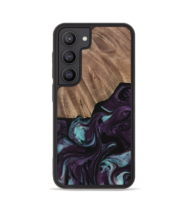 Galaxy S23 Wood Phone Case - Loula (Purple, 729975)