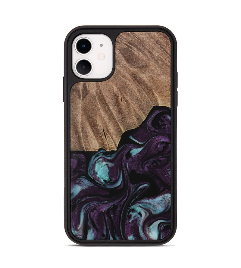 iPhone 11 Wood Phone Case - Loula (Purple, 729975)