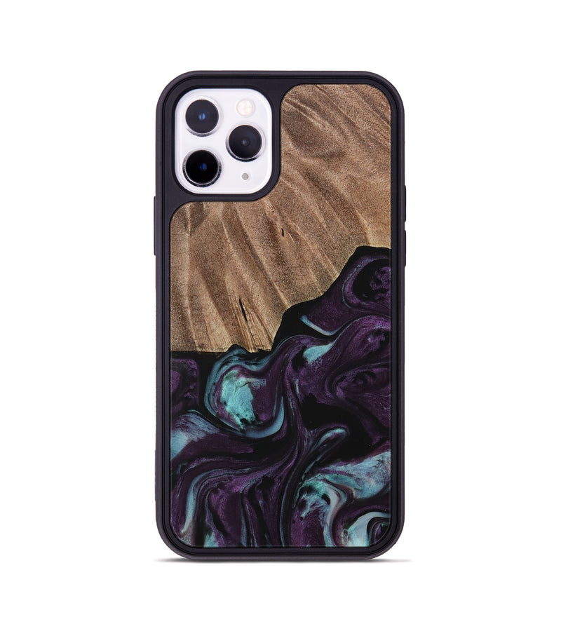 iPhone 11 Pro Wood Phone Case - Loula (Purple, 729975)