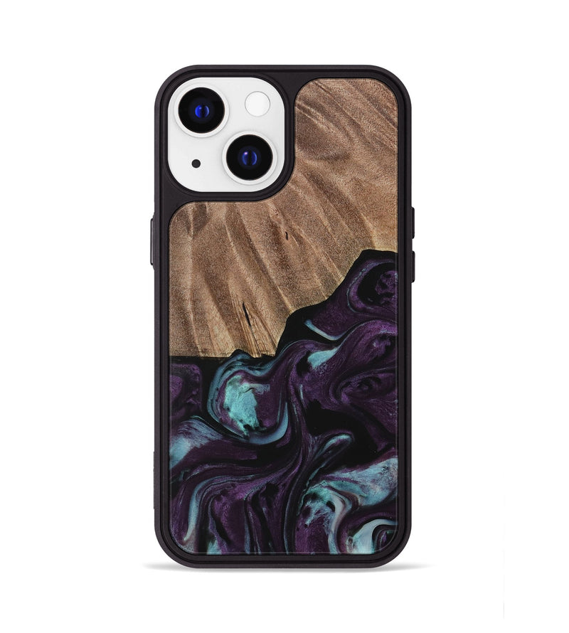 iPhone 13 Wood Phone Case - Loula (Purple, 729975)