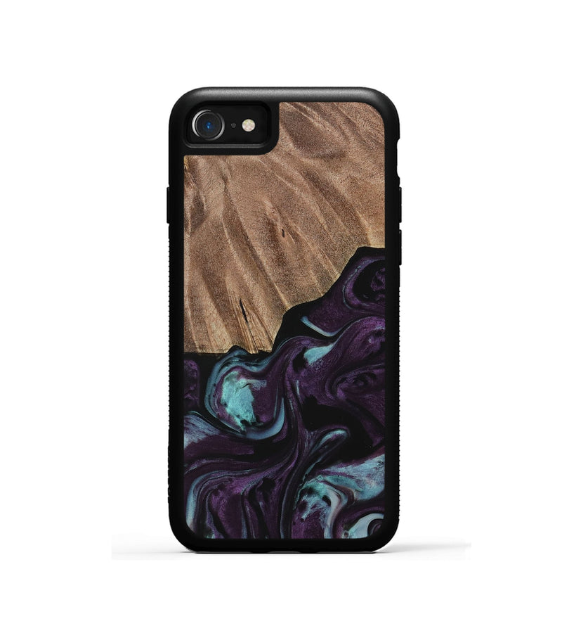 iPhone SE Wood Phone Case - Loula (Purple, 729975)