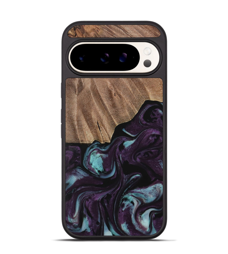 Pixel 9 Wood Phone Case - Loula (Purple, 729975)