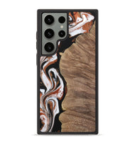 Galaxy S23 Ultra Wood Phone Case - Ursula (Black & White, 729986)