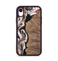 iPhone Xr Wood Phone Case - Ursula (Black & White, 729986)