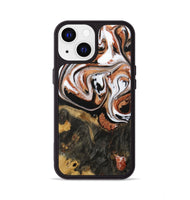 iPhone 13 Wood Phone Case - Patty (Black & White, 729988)