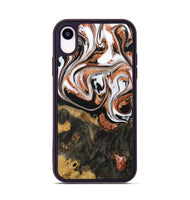 iPhone Xr Wood Phone Case - Patty (Black & White, 729988)