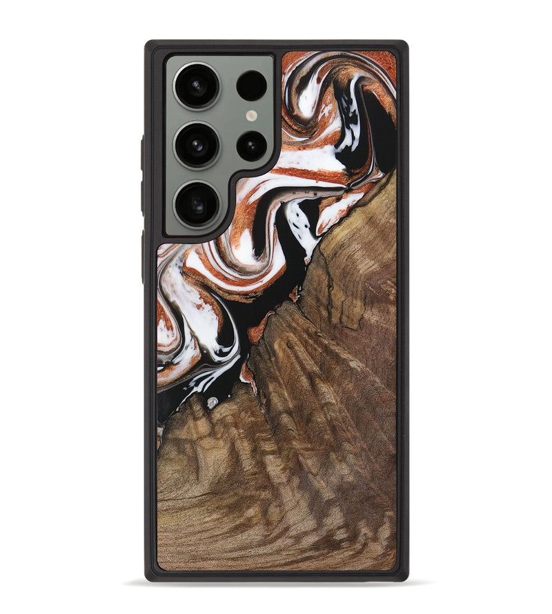 Galaxy S23 Ultra Wood Phone Case - Wilson (Black & White, 729991)