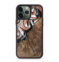 iPhone 13 Pro Max Wood Phone Case - Wilson (Black & White, 729991)