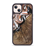 iPhone 14 Plus Wood Phone Case - Wilson (Black & White, 729991)