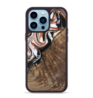 iPhone 14 Pro Max Wood Phone Case - Wilson (Black & White, 729991)