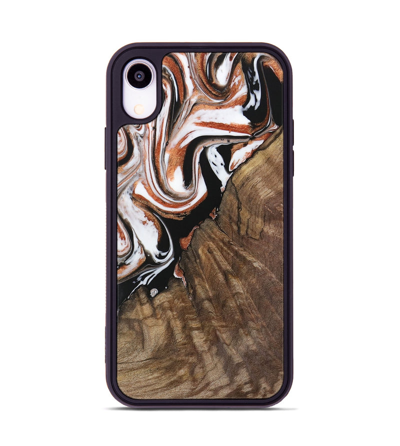 iPhone Xr Wood Phone Case - Wilson (Black & White, 729991)