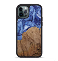 iPhone 12 Pro Max Wood Phone Case - Jobey (Blue, 730009)