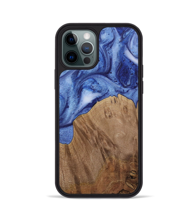 iPhone 12 Pro Wood Phone Case - Jobey (Blue, 730009)