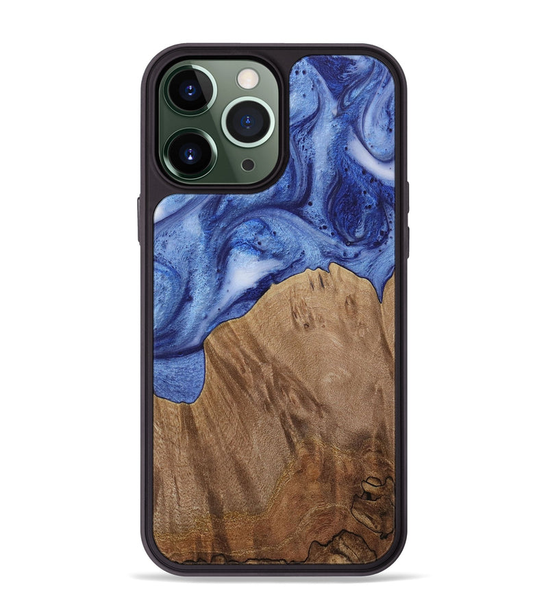 iPhone 13 Pro Max Wood Phone Case - Jobey (Blue, 730009)