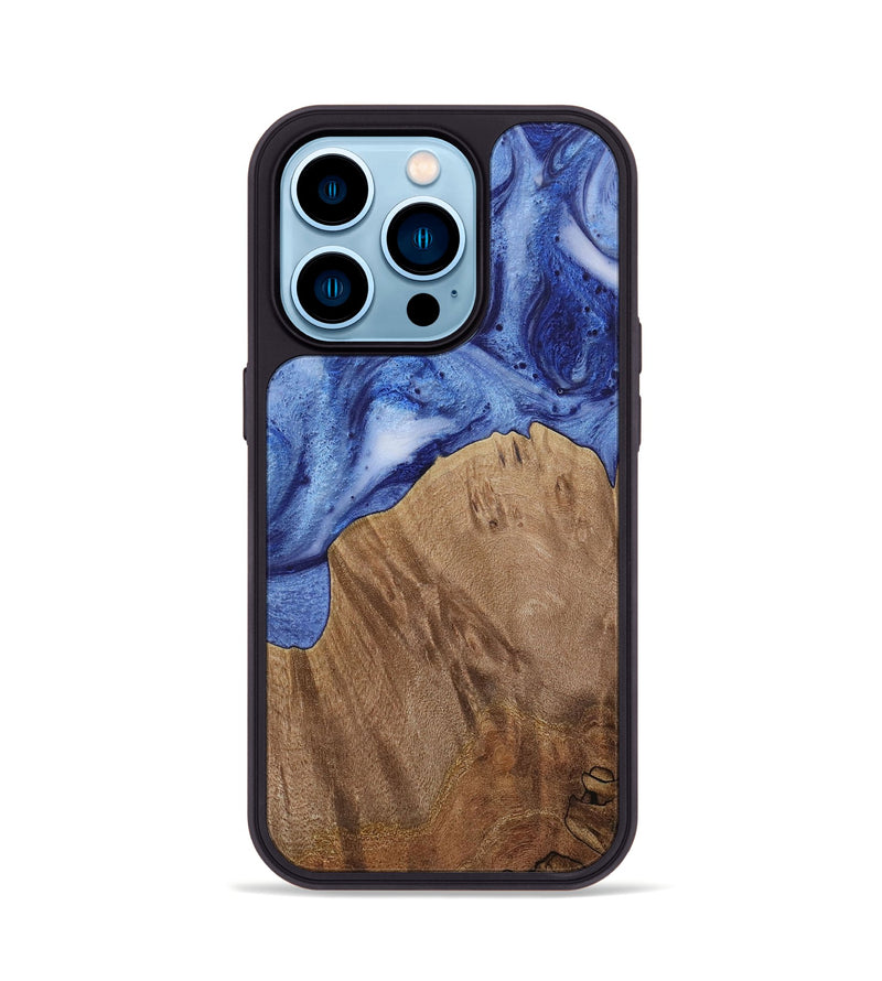 iPhone 14 Pro Wood Phone Case - Jobey (Blue, 730009)