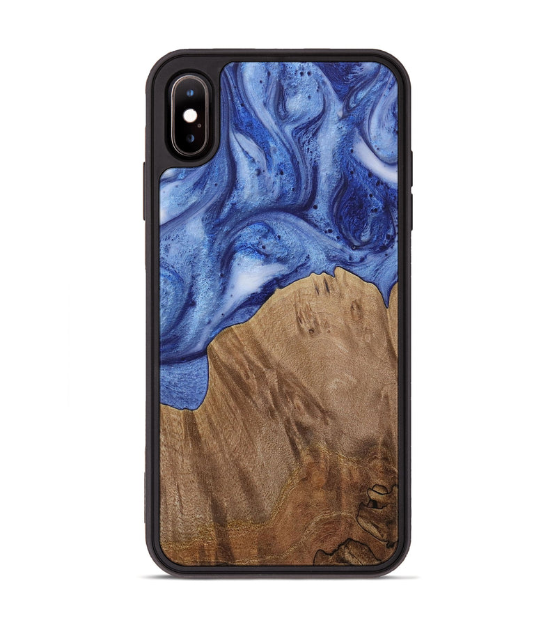 iPhone Xs Max Wood Phone Case - Jobey (Blue, 730009)