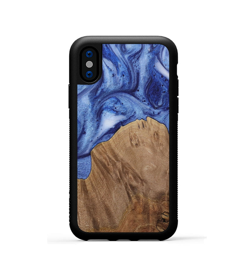 iPhone Xs Wood Phone Case - Jobey (Blue, 730009)