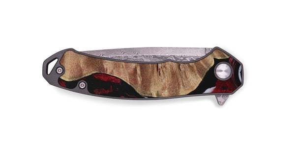 EDC Wood Pocket Knife - Devante (Red, 730011)