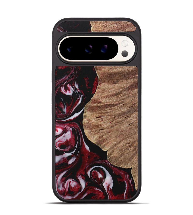 Pixel 9 Pro Wood Phone Case - Devante (Red, 730011)