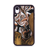 iPhone Xr Wood Phone Case - Bessy (Black & White, 730031)