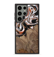 Galaxy S23 Ultra Wood Phone Case - Ephriam (Black & White, 730032)