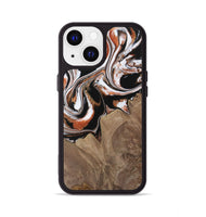 iPhone 13 Wood Phone Case - Ephriam (Black & White, 730032)