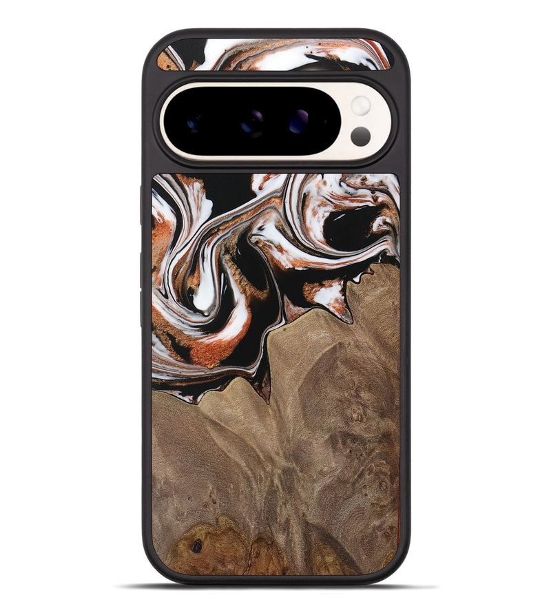 Pixel 9 Pro XL Wood Phone Case - Ephriam (Black & White, 730032)