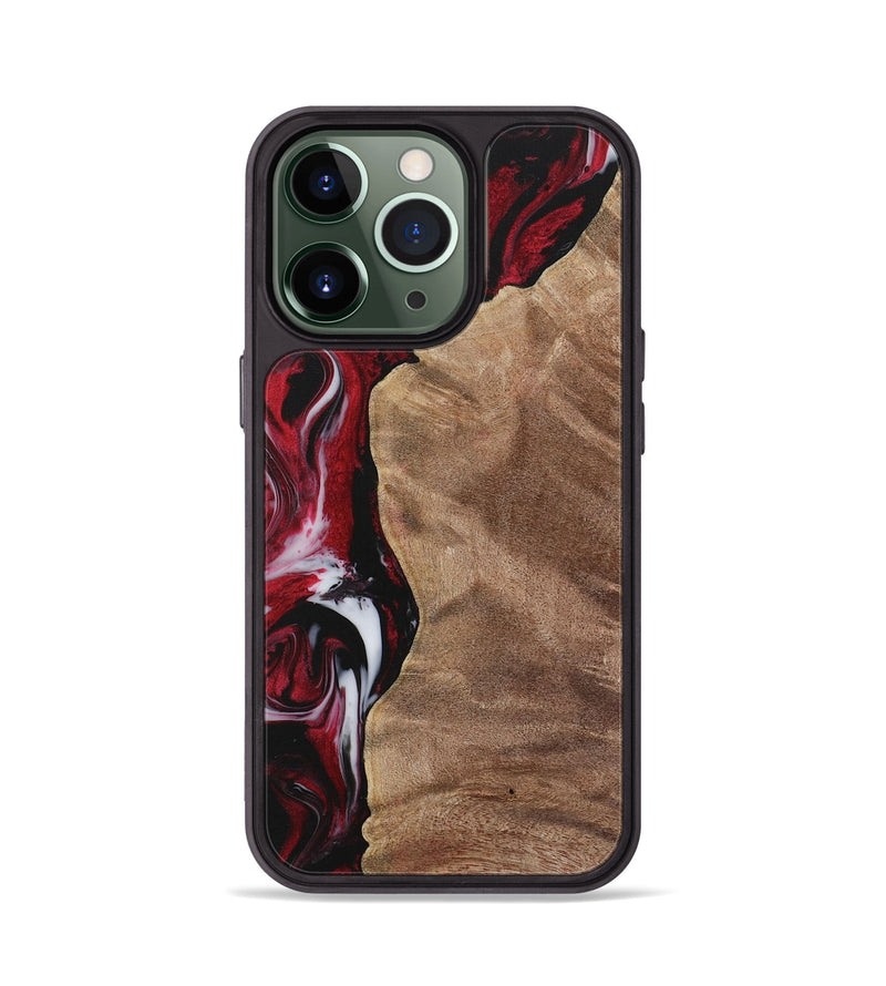 iPhone 13 Pro Wood Phone Case - Conni (Red, 730047)