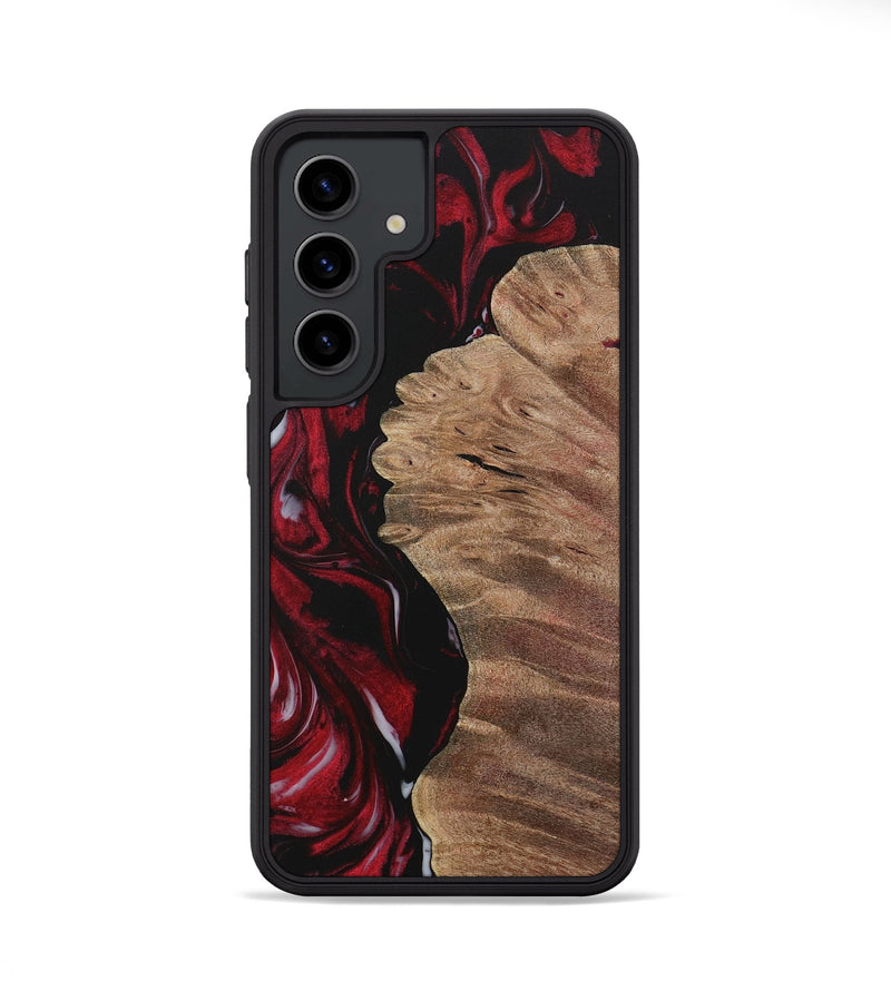 Galaxy S24 Wood Phone Case - Daija (Red, 730049)