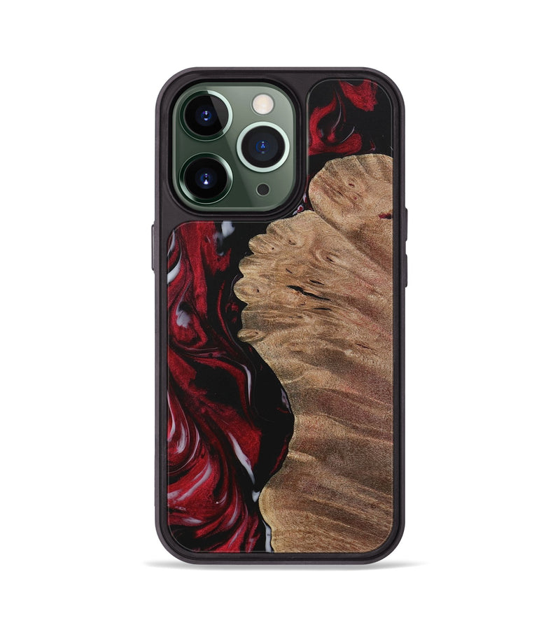 iPhone 13 Pro Wood Phone Case - Daija (Red, 730049)