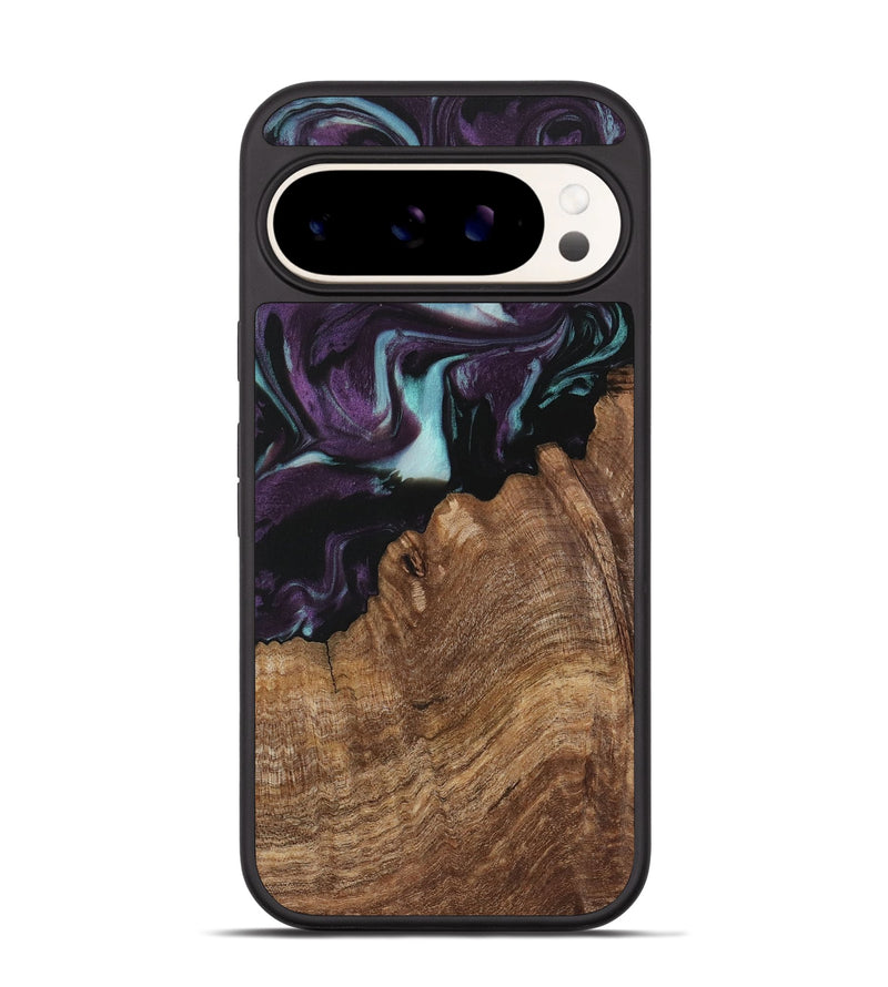 Pixel 9 Pro Wood Phone Case - Mariel (Purple, 730052)