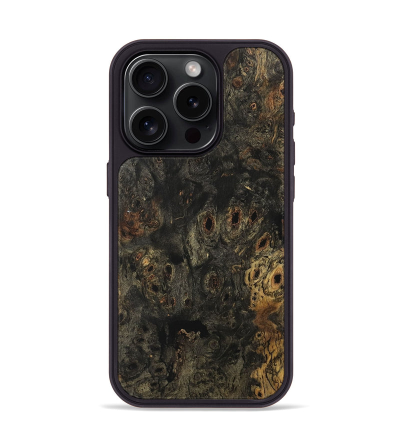 iPhone 15 Pro Wood Phone Case - Shamar (Wood Burl, 730056)