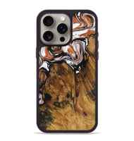 iPhone 15 Pro Max Wood Phone Case - Jirina (Black & White, 730058)