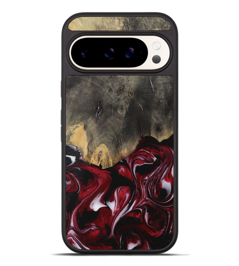 Pixel 9 Pro XL Wood Phone Case - Rizwan (Red, 730062)