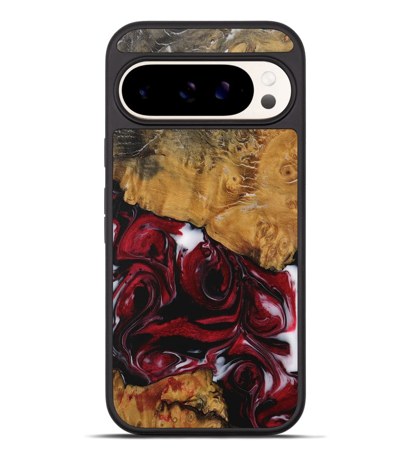 Pixel 9 Pro XL Wood Phone Case - Rianon (Red, 730065)