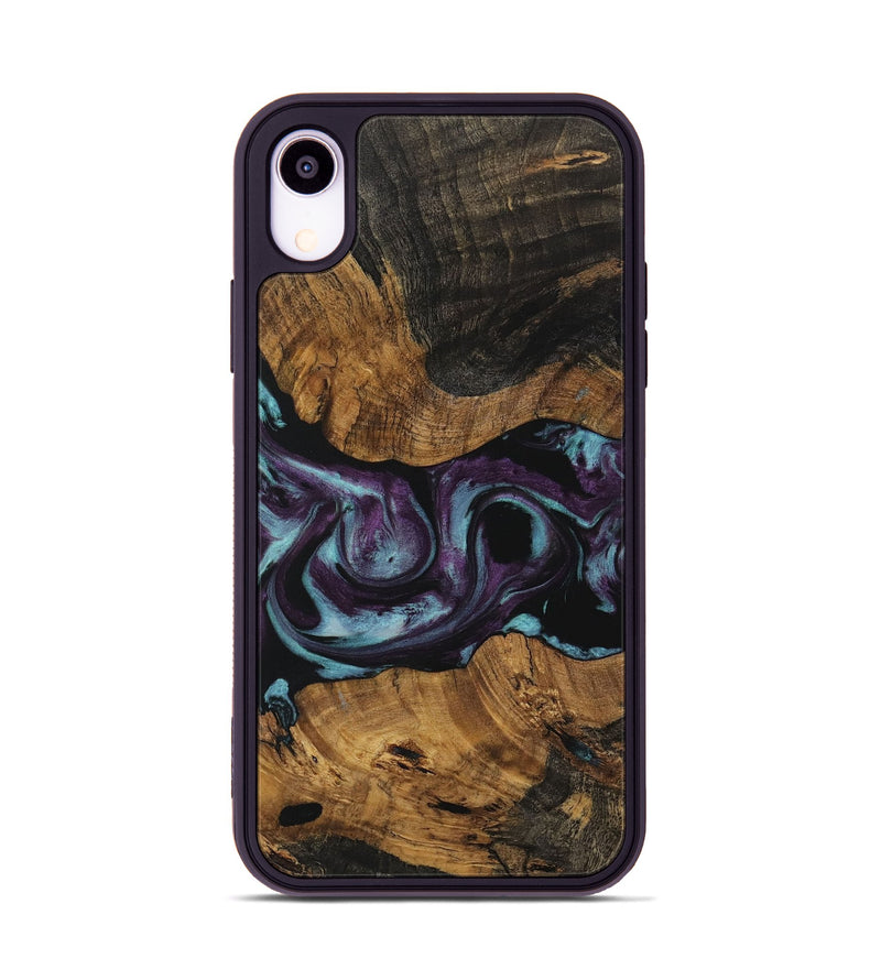 iPhone Xr Wood Phone Case - Alida (Purple, 730070)