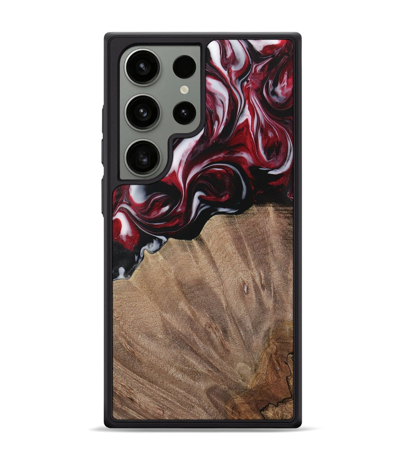 Galaxy S24 Ultra Wood Phone Case - Garett (Red, 730074)