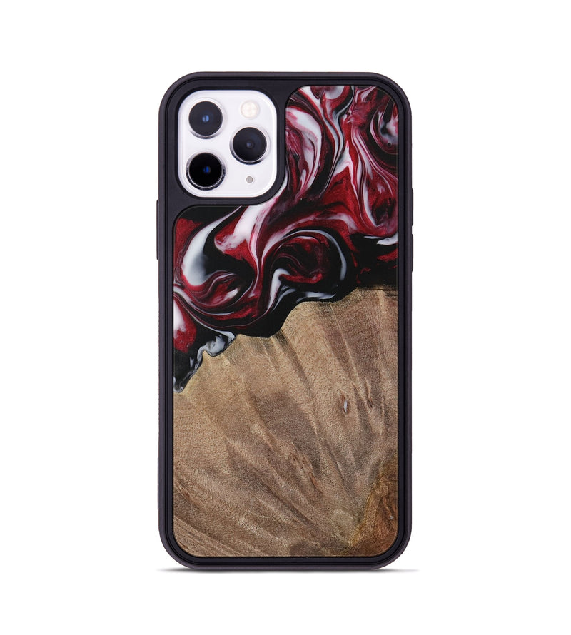 iPhone 11 Pro Wood Phone Case - Garett (Red, 730074)