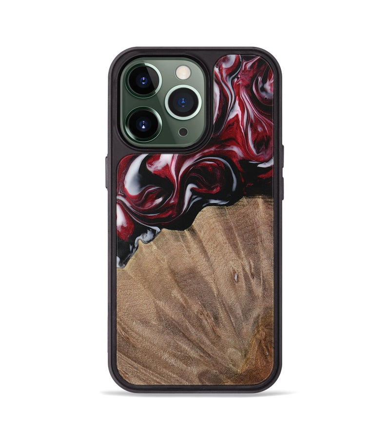 iPhone 13 Pro Wood Phone Case - Garett (Red, 730074)