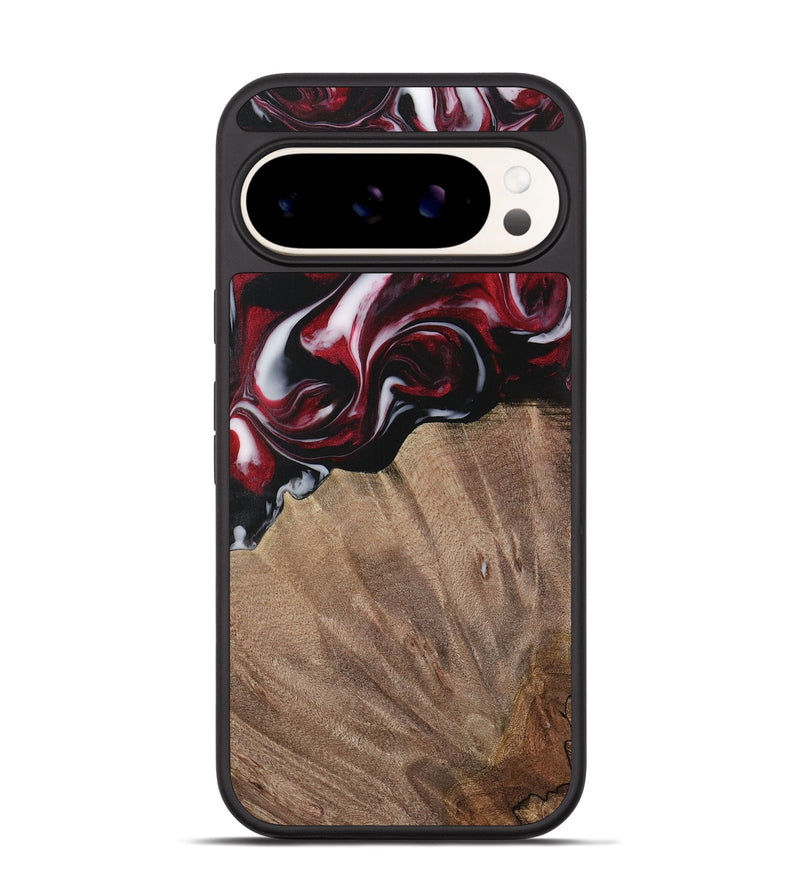 Pixel 9 Wood Phone Case - Garett (Red, 730074)