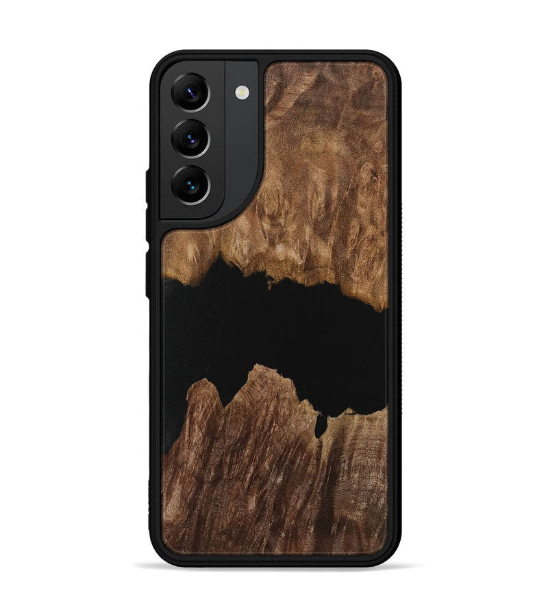 Galaxy S22 Plus Wood Phone Case - Elena (Pure Black, 730089)